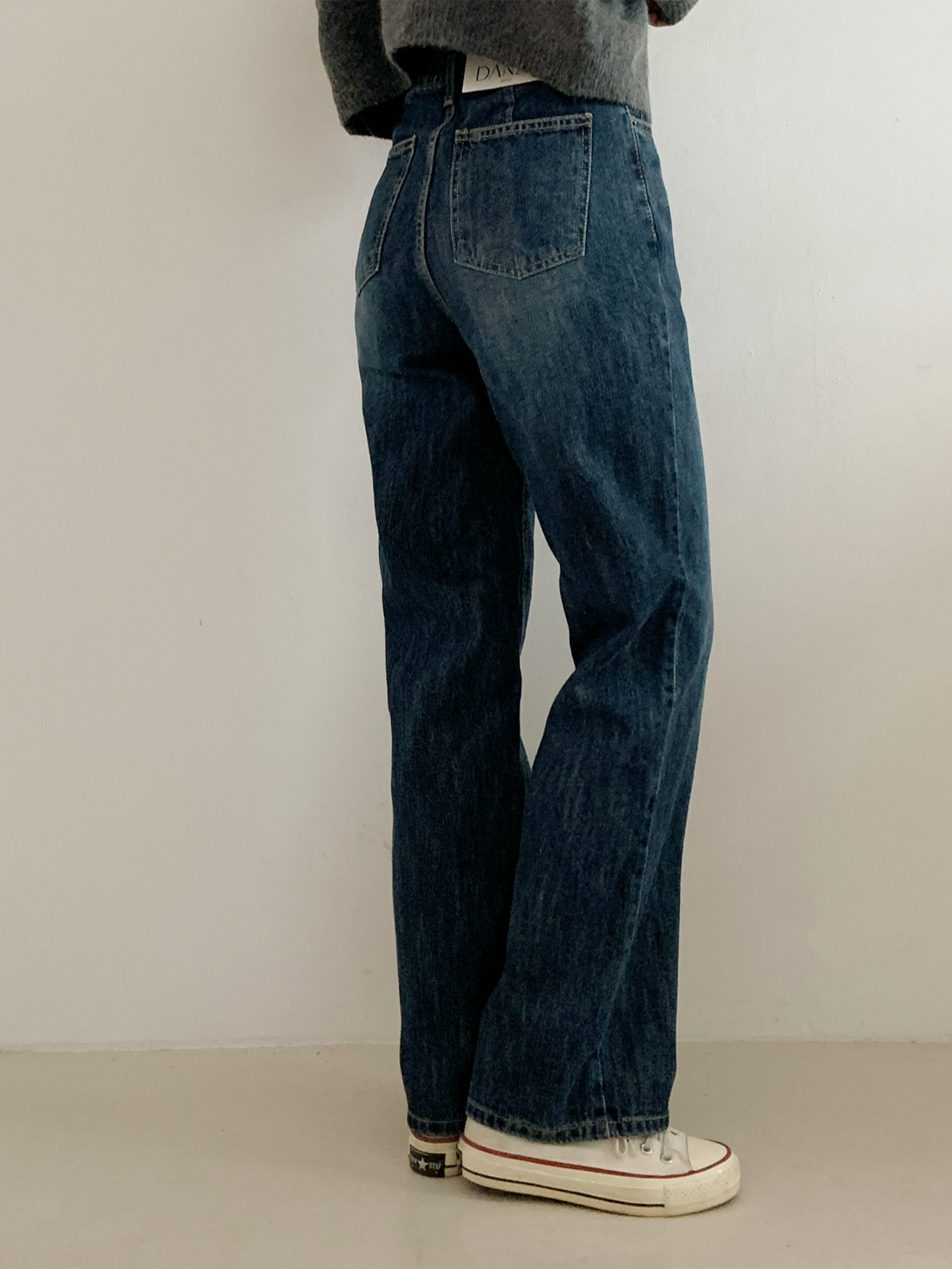 Straight wide fit jumbo denim