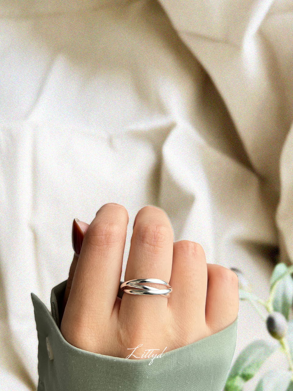 Triple silver ring (SILVER92.5)