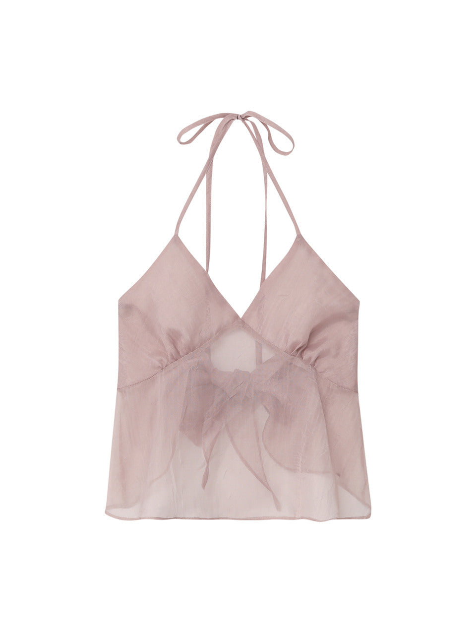 See-Through bustier top (Neutral pink)