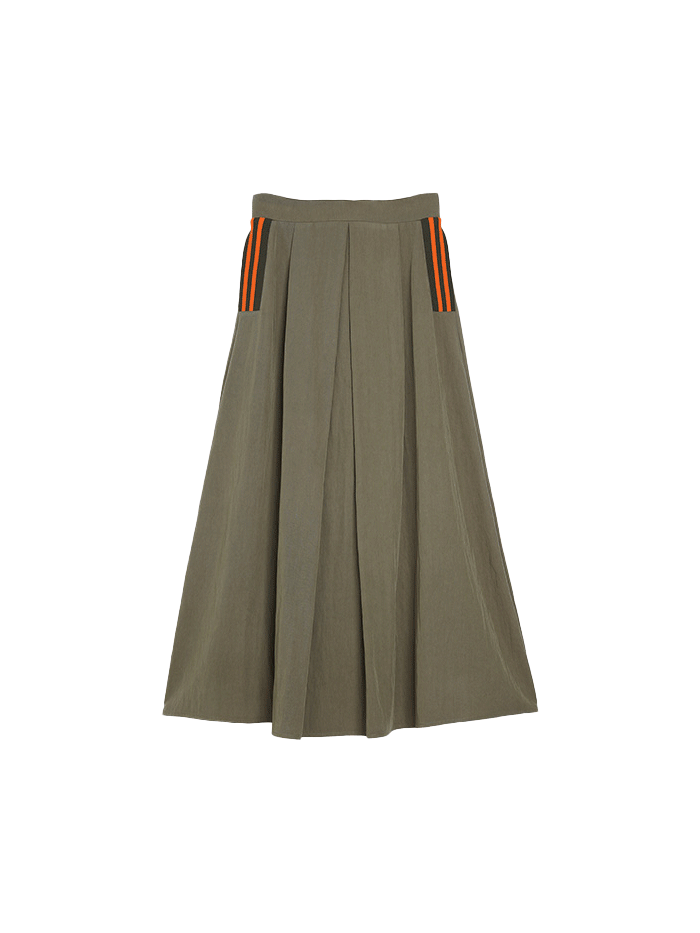 [6月中旬頃入荷予定] Line point flare skirt