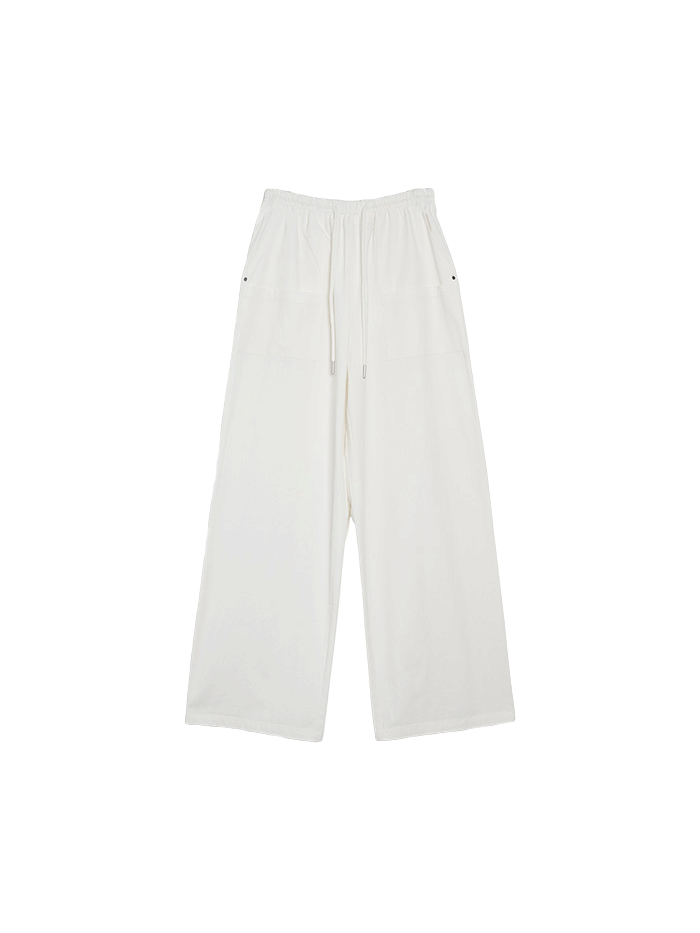 [4月中旬頃入荷予定] Basic cotton wide pants